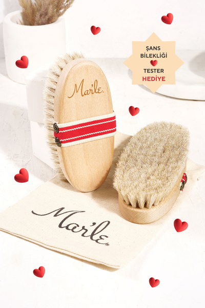 Mar'le %100 Doğal At Kılı Selülit Fırçası