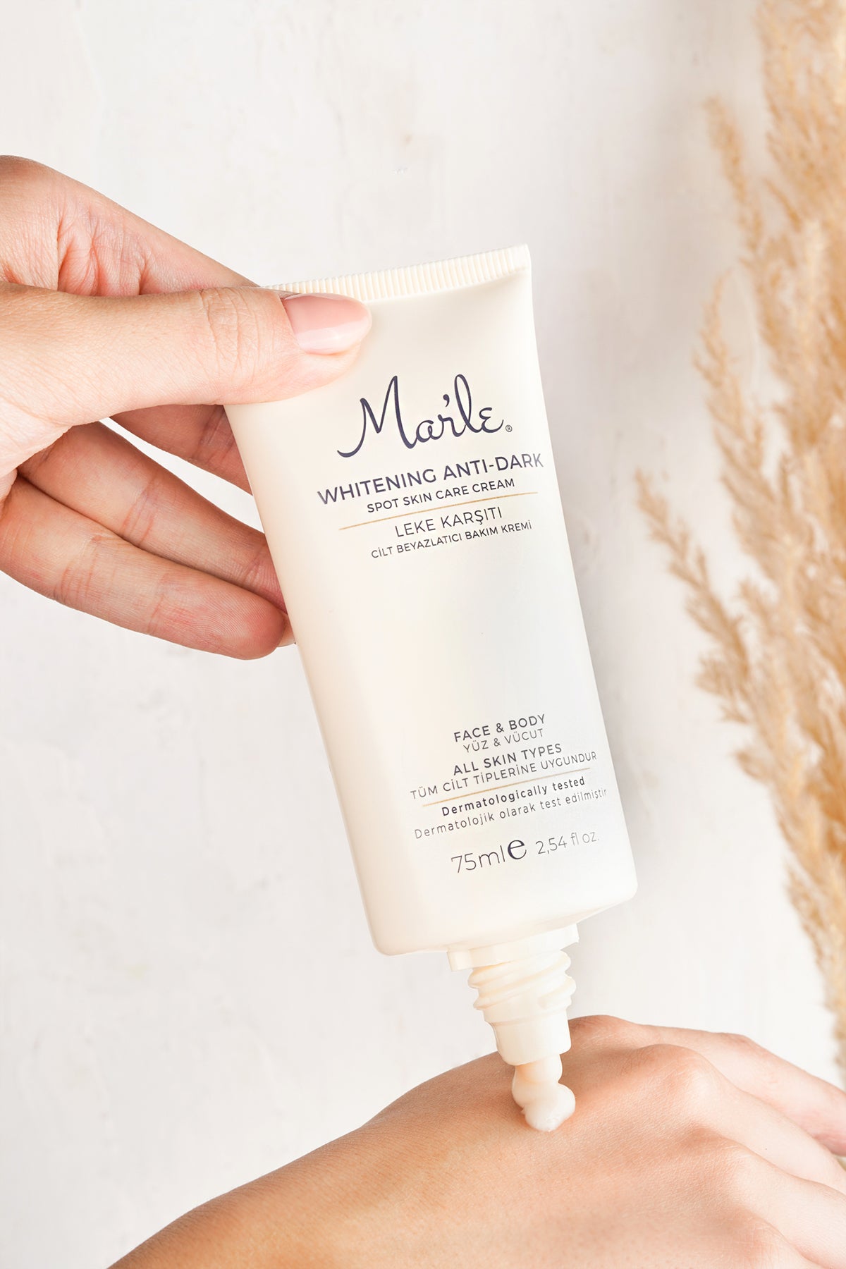 Mar'le Leke Karşıtı Beyazlatıcı Krem & Güneş Kremi SPF PA 50++++