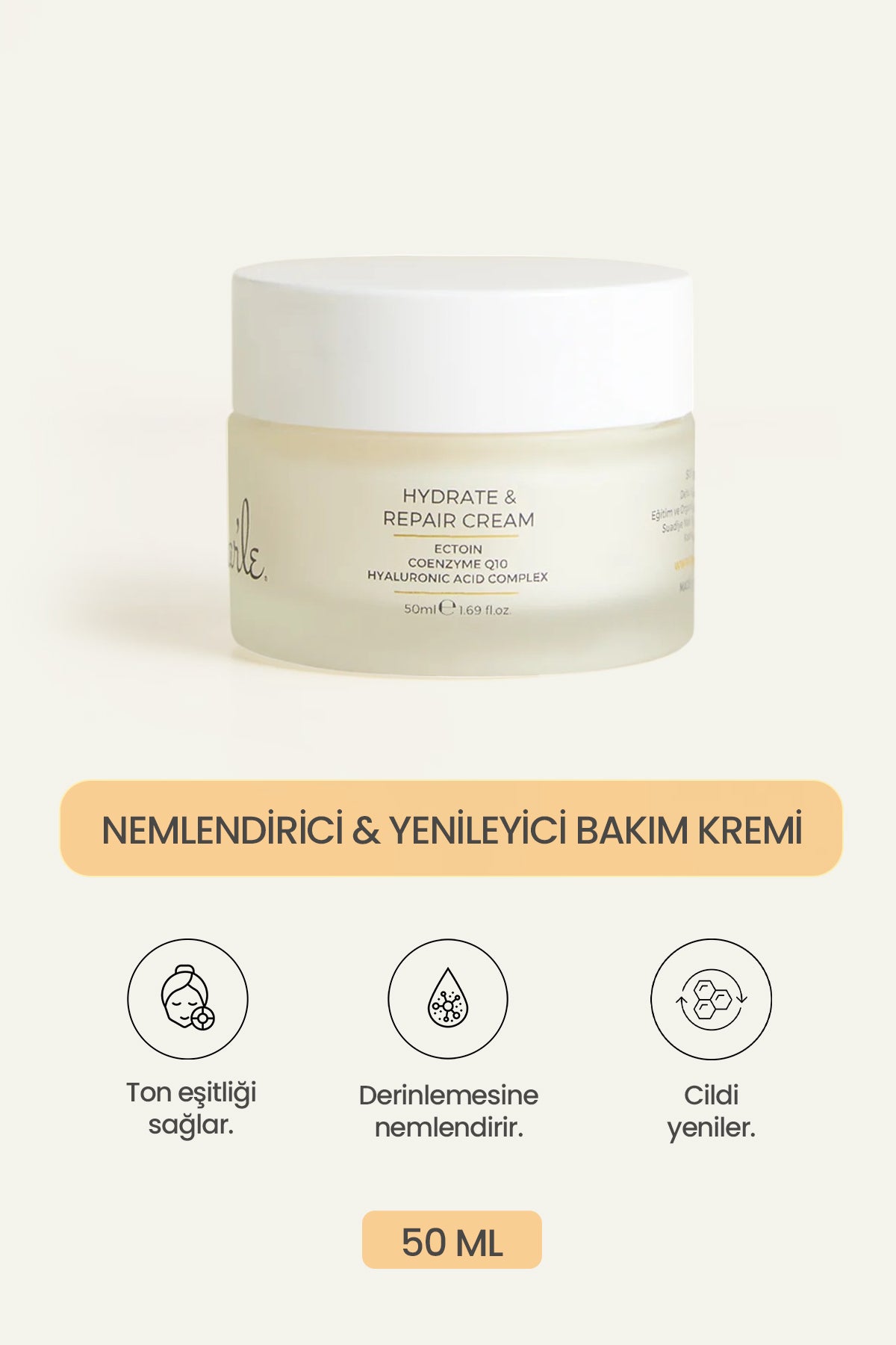 Mar'le Nemlendirici & Yenileyici Bakım Kremi