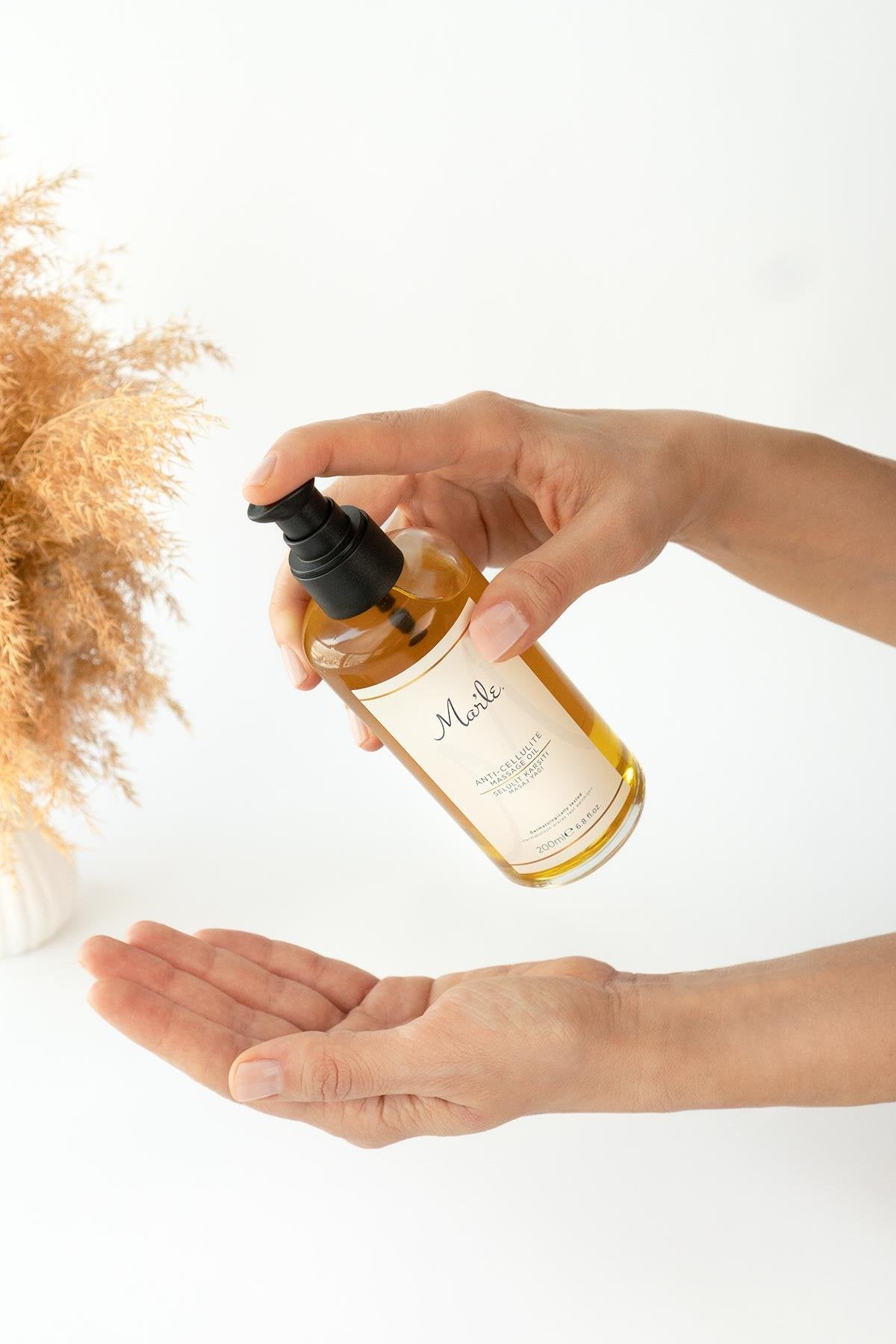 Mar’le Doğal At Kılı Fırçası + Selülit Karşıtı Masaj Yağı 200 ML + Ahşap Masaj Aleti 3’lü Selülit Bakım Seti